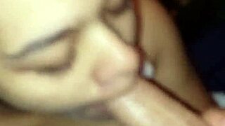 Watch this sloppy latina deepthroat sucking wet cock with passion!