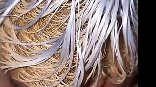 Latina milf at home with family