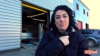 Sabrina Chaude Milf Handles Two Big Cocks