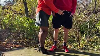 Mother-In-Law Boldly Holds Dick Outside Peeing