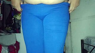 Chubby Mommy Teases With Dildo In Her Bushy Pussy