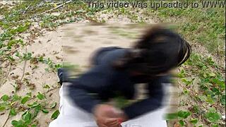 dia de anal na praia com voyeurs safados