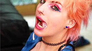 the horny nurse cums on the fucking machine in the hospital