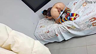 'hey, i caught you masturbating, stepsister!'