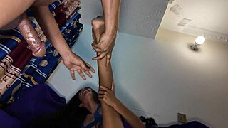 Newly Married Couple Fucking In Shiny Hot Bikini