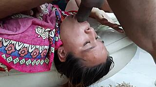 Delicious Blowjobs Given to Stepbrother's Rich Cock