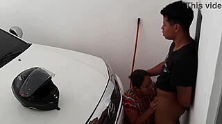 Delicious Blowjobs Given to Stepbrother's Rich Cock