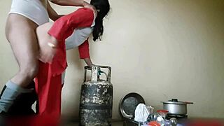 Indian Stepsister Quickie In Kitchen