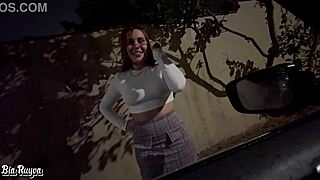 the prostitute seduces the believer in public outdoor encounter