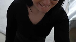 White girl takes huge big black cock for the first time, that pawg alt girl and bbc.