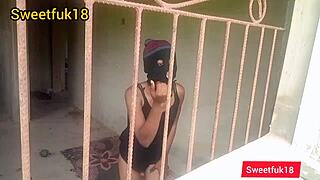 My neighbor bends over in the garden, distracting me with her big ass before I fuck her wet pussy hard