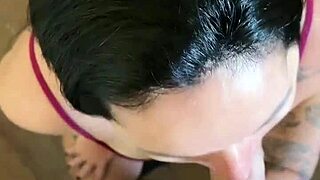 did you see me cum in her brazilian brunette wife's mouth so deliciously?