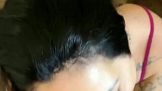 did you see me cum in her brazilian brunette wife's mouth so deliciously?