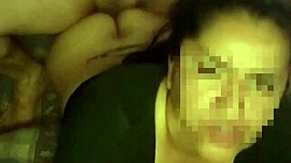 Latina girlfriend bent over for doggystyle fucking in front of cuckold husband