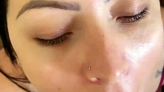 did you see me cum in her brazilian brunette wife's mouth so deliciously?