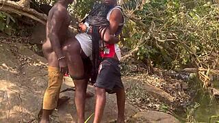 nearly caught riverside fucking