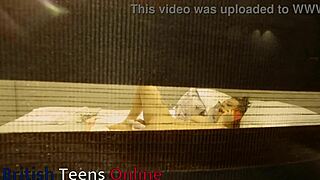 You watch your neighbour masturbating