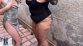 Slut Picks Up Big Tits Woman On Street