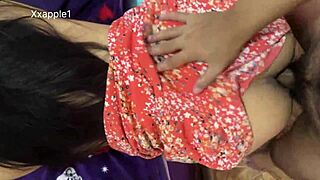 friends wife has pretty boobs and i fuck her doggystyle standing