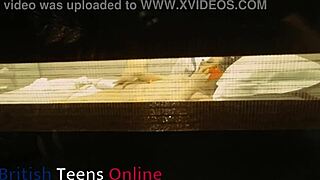 You watch your neighbour masturbating