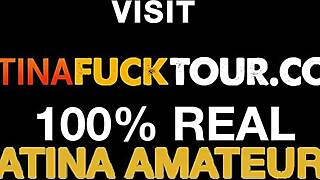 Amateur busty Colombian MILF deep anal drilling by monster cock