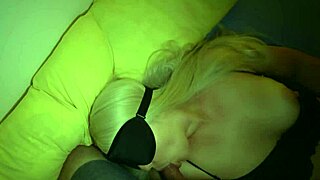 Stepson puts his cock in her mouth and then fucks her