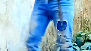 Small cock sissy endures outdoor piss and humiliation fun