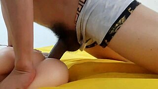 Young man fucks sex doll with big cock - my big cock