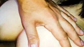 a mature wife reveals her wet ass and holes up close in pov