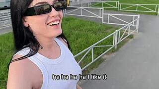 Bumped into a friend at the bus stop and went down on her