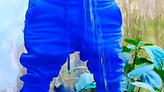 Small cock sissy endures outdoor piss and humiliation fun