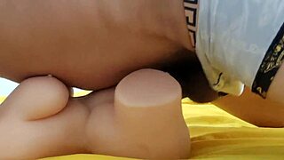 Young man fucks sex doll with big cock - my big cock