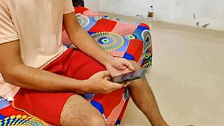 The Best Threesome Of 2025 - Stepbrother Calls Komal And Neha To Suck His Dick And Fuck!