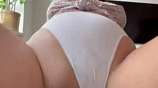 dirty anal pounding in white thong with julia fit