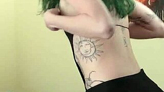 I Have Kit Summers Back with a Very Cute Little 18+ Black Bodysuit and a Gothic Miniskirt