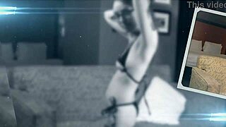 Is Haven Moss Modeling That Tiny Black Micro Bikini For Us?