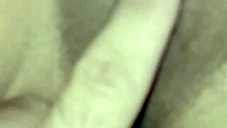 Fingering girlfriend's pussy before fucking her hard.