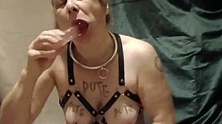 2025 07 02 AUTOSÉANCE ESCLAVE F EN HARNAIS ET MASTURBATION