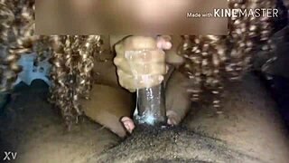 hotwife getting a facial cumshot on her face 😏