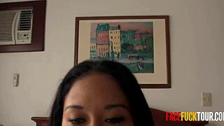 Sexy woman meets stranger on street