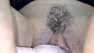 horny bunny tries first triple dildo penetration without limits 😈