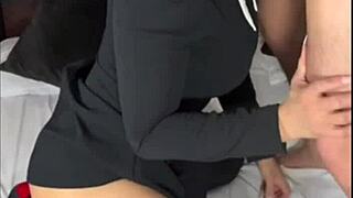 Gothic Big-Ass Woman Addicted To Sex With Stepson