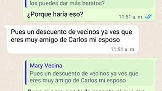 Doña mary gets aroused and sends nude photos