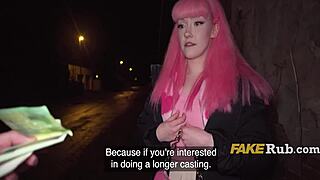 Pink-Haired Euro Slut Unlocked And Pounded In Prague