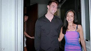 Caramella del x receives visit from 3 huge cocks to lick her holes. babe screams in rough blowbang domination.