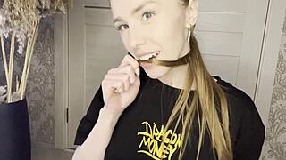 Anal vibration pussy fingering love