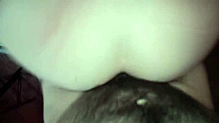 Stepbrother Assists with Deep Insertion of Large Item