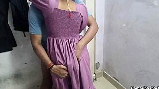 Why does this sexy Indian bhabhi enjoy hard sex in her sexy gown so much?