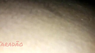 I'm fucking this hairy black BBW's big tits and pussy