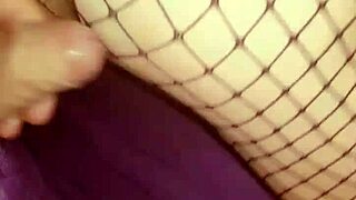 close-up gaping ass holes and rough stocking slut